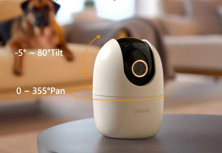 LifeSmart Smart Network Camera 1080P HD Mini Indoor Camera Night Vision Wireless WiFi Cloud Storage Remote View PTZ