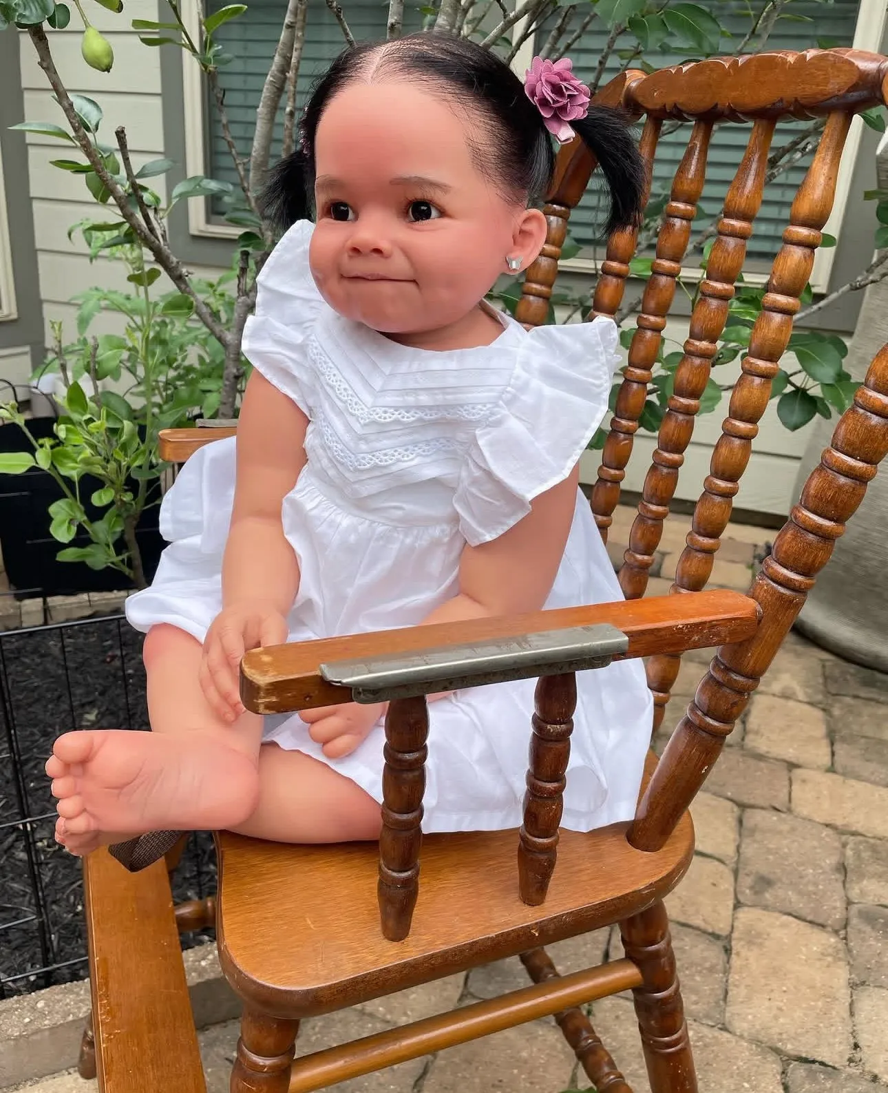 Light Tanned Skin Tone RAYA 28inch Toddler Girl Reborn Baby Doll Kits Painted Rooted Hair DIY Gifts