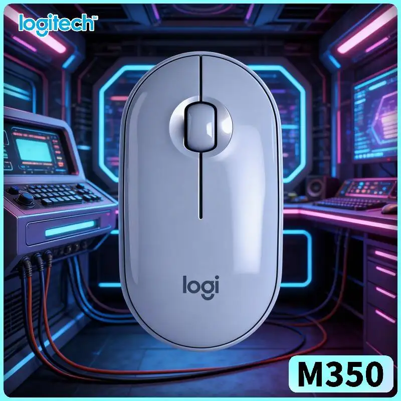 

Беспроводная офисная мышь Logitech M350 — бесшумные нажатия, 18 месяцев автономной работы, вес 77 г, из переработанного пластика, для ежедневной работы и учебы