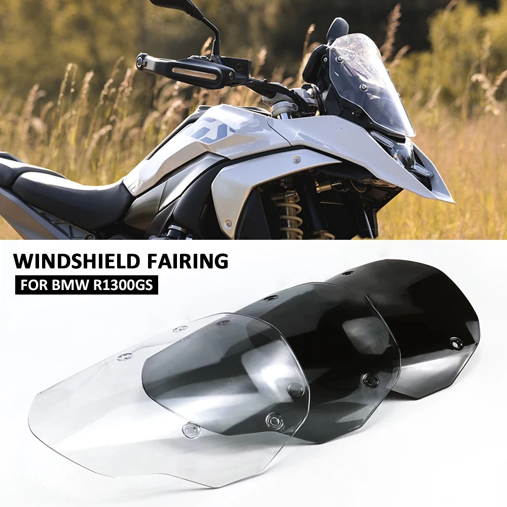 New For BMW R1300GS R 1300 GS R1300 GS 2024- Motorcycle Sport Screen Windshield Windscreen Wind Shield Deflectore Screen