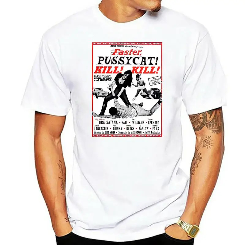 Unisex More Size And Colors Mens Black T-shirt Faster Pussycat! Kill! Kill! Cult Russ Meyer B - Movie S - 5xl