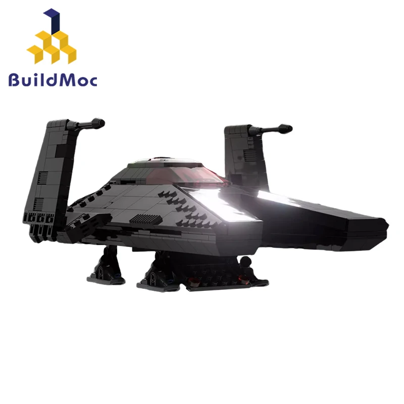 

MOC Rebel Judge Number 75336 Investor Shuttle Spaceship Building Blocks Kit Space Wars Airship Bricks Toys For Children Kid Gift