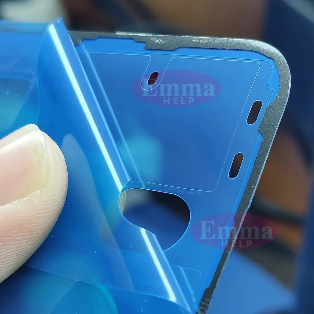 Image 4: EmmaHelp Ori 10 pièces autocollant étanche pour iPhone 12 13 14 15 Plus Max 3M adhésif LCD cadre d'écran ruban d'étanchéité pièces de réparation