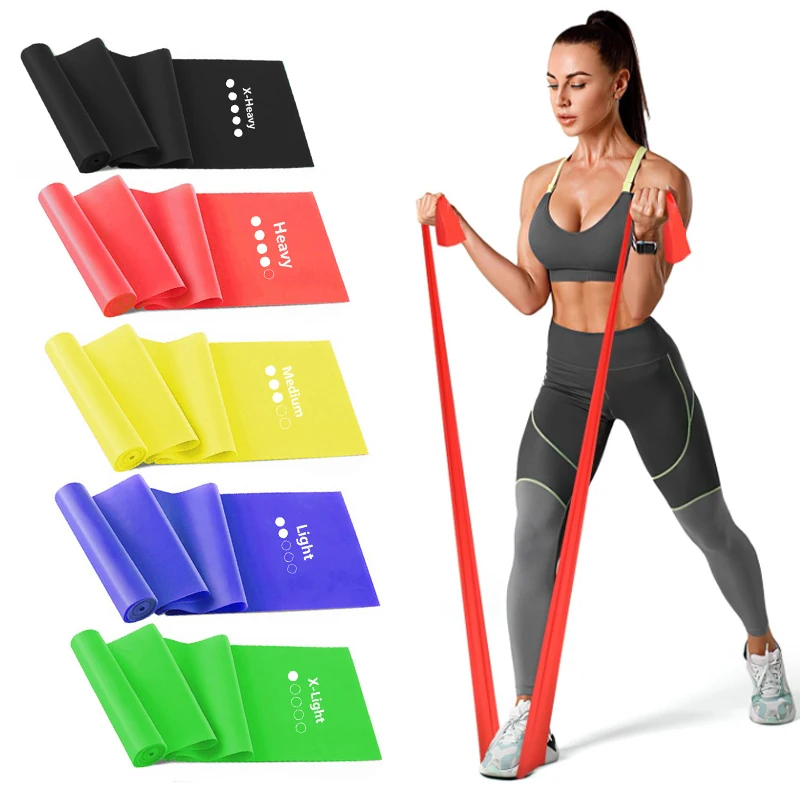 Resistance Bands Set,Bodybuilding Elastic Bands for Exercise Yoga,Pilates,Rehab,Strength Training Fitness Band Yoga Stretch Belt