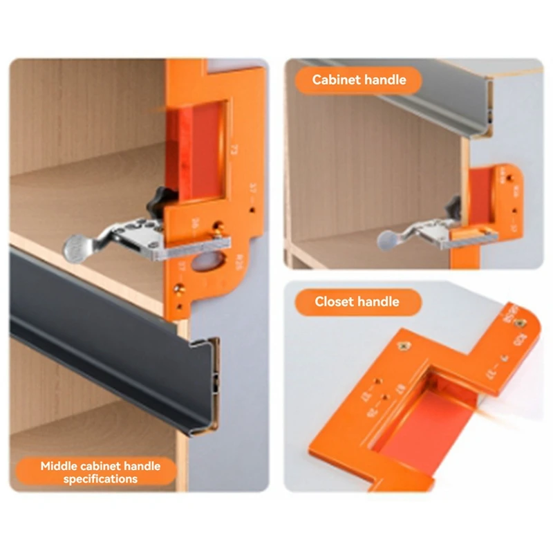 ตู้ Slotting เครื่องมือ Handle Slotting แม่พิมพ์ Arc Slotting เหมาะสําหรับตู้เสื้อผ้าและห้องครัวงานไม้เสริมเครื่องมือ