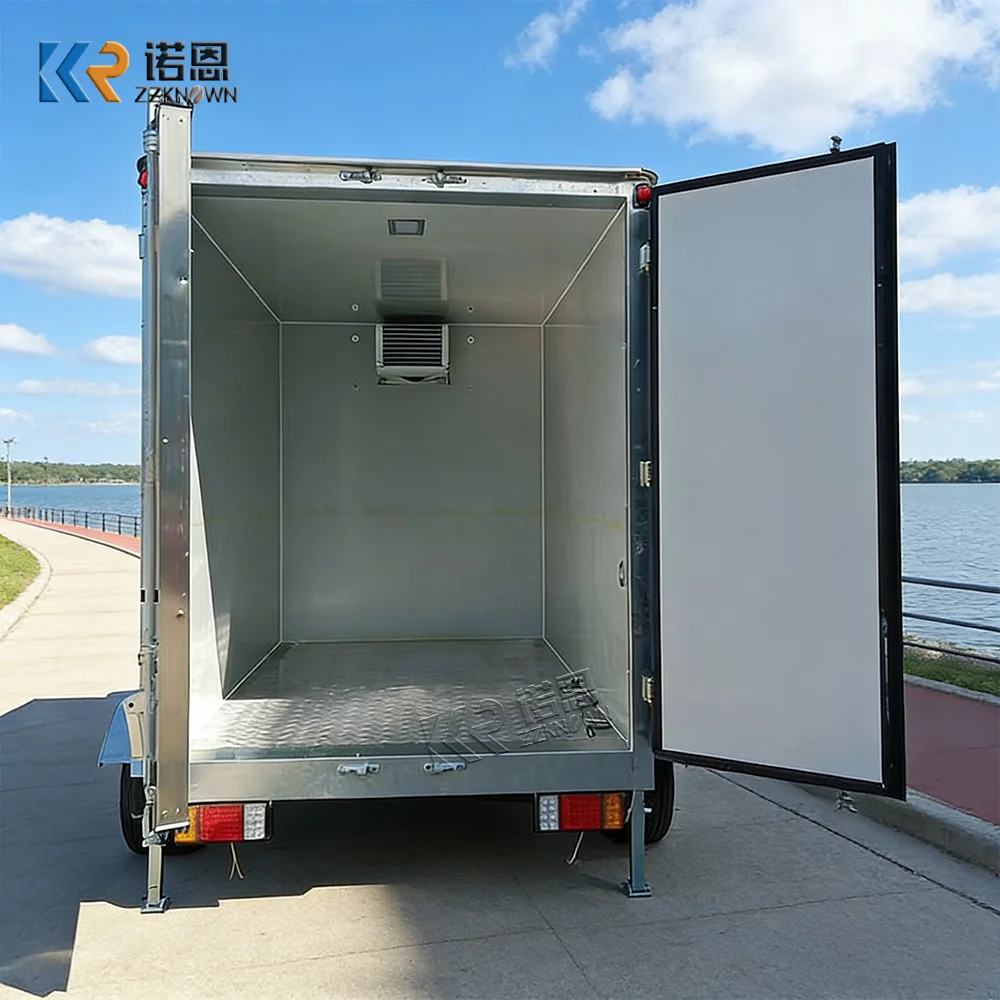 Durable Refrigerated Trailer Large Capacity Reefer Trailer Efficient Cold Chain Freezer Transport Truck For Commercial Use