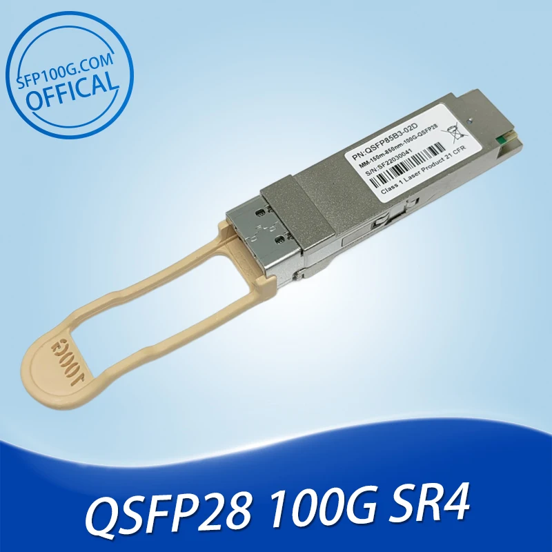 

Cisco QSFP-100G-SR4-S Commercial 10401 MSA QSFP28-SR4 Dell Q28-100G-SR4 407-BBWV 407-BBSM QSFP28 Transceiver Module DOM