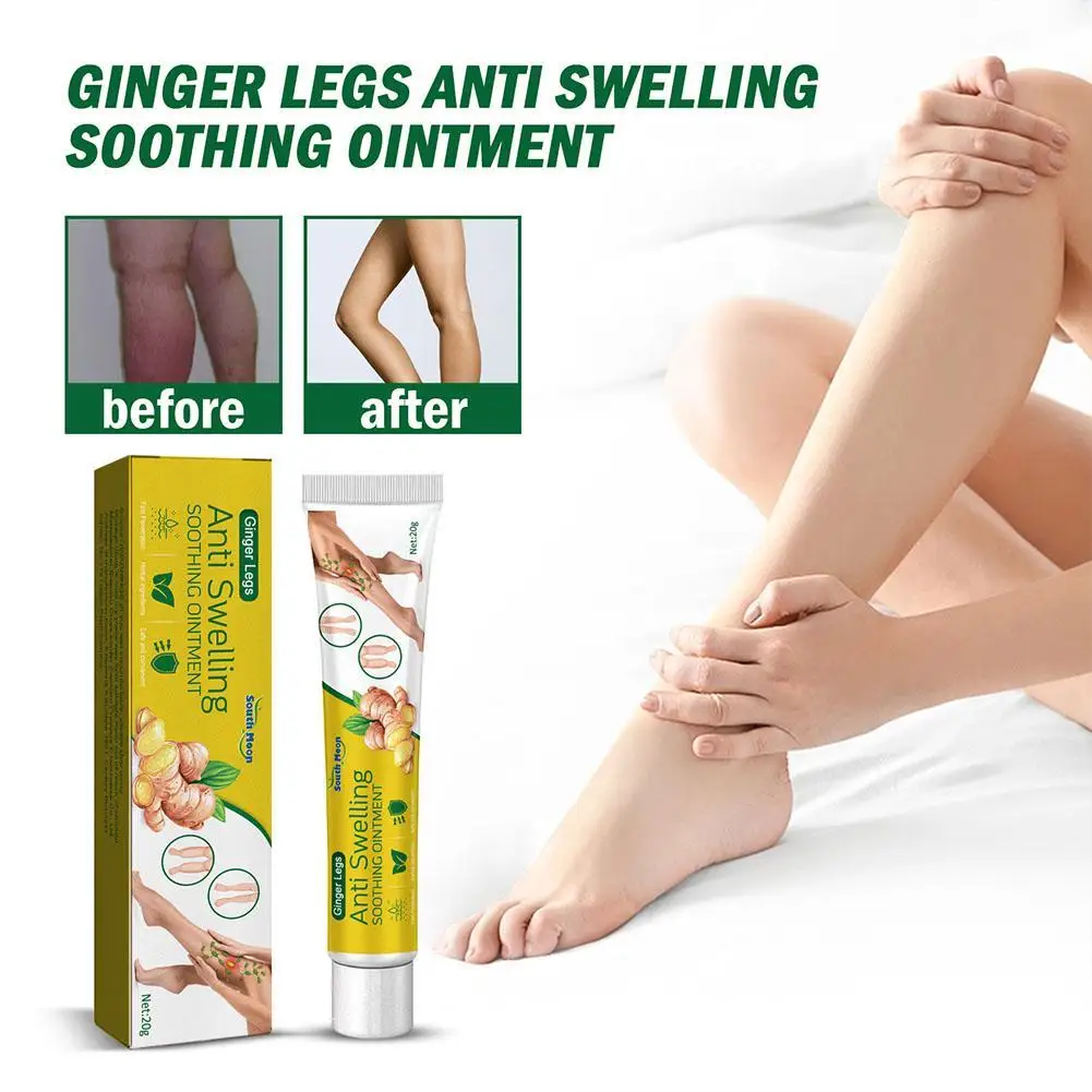 Fingerless Anti Swelling Detox Ointment - Lymphcare Anti Legs Ginger Ointment, Cream Swelling Ginger Anti Swelling Ointment