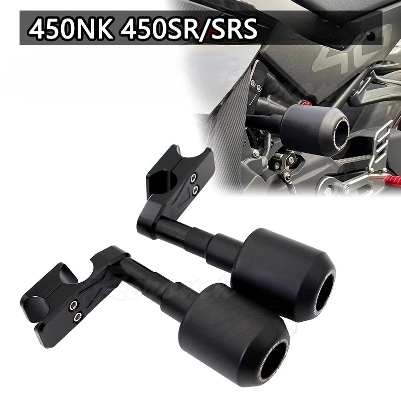 FOR CFMOTO 450SR 450SRS 450NK Engine Protection Cover Frame Sliders CF400-6-7-9 Crash Pad Falling Protector Guard Accesorios
