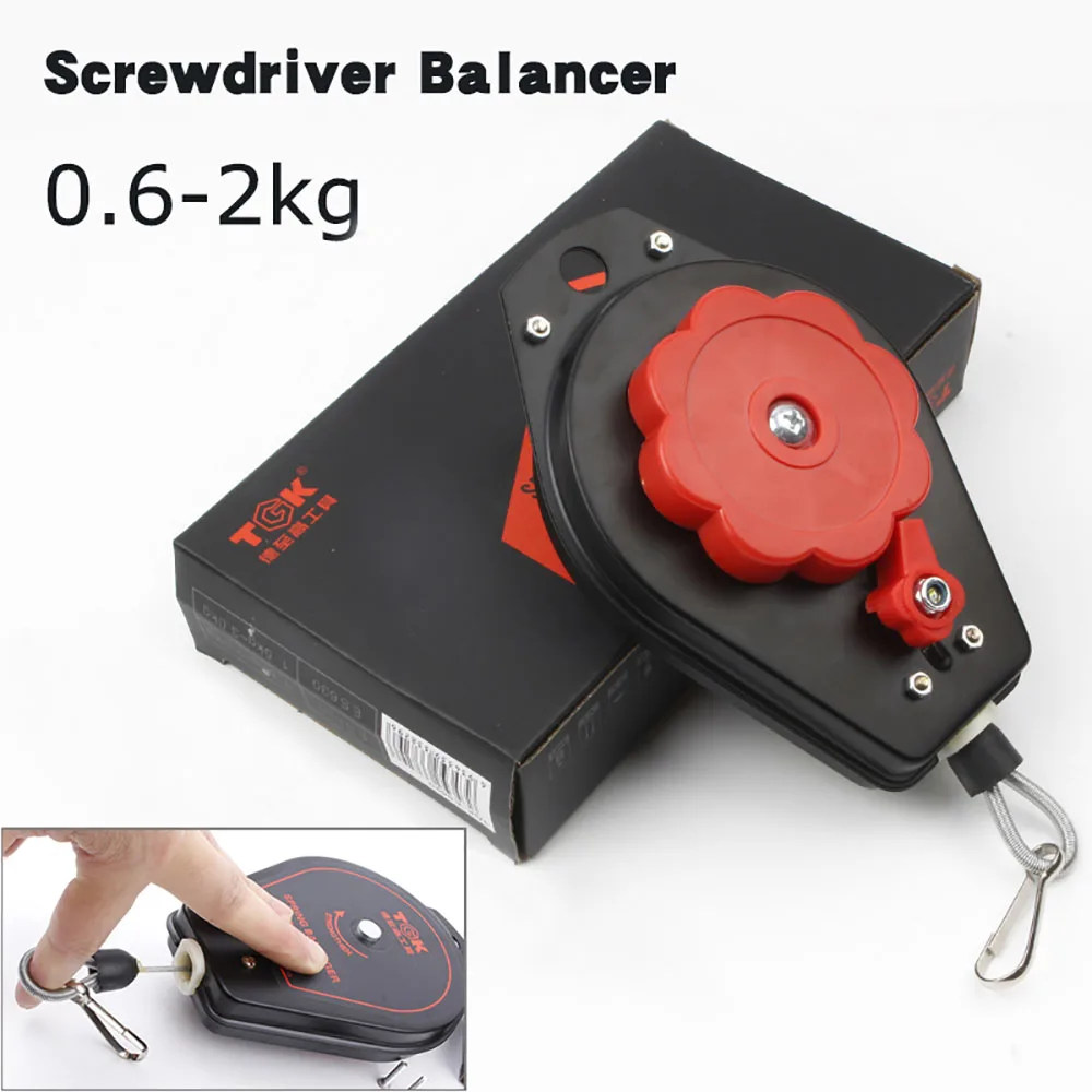 ES620 Electric Screwdriver Ring Screwdriver Balancer Retractable Hanging 0.6-2kg Torque Measuring Precise Spring Balancer Tool