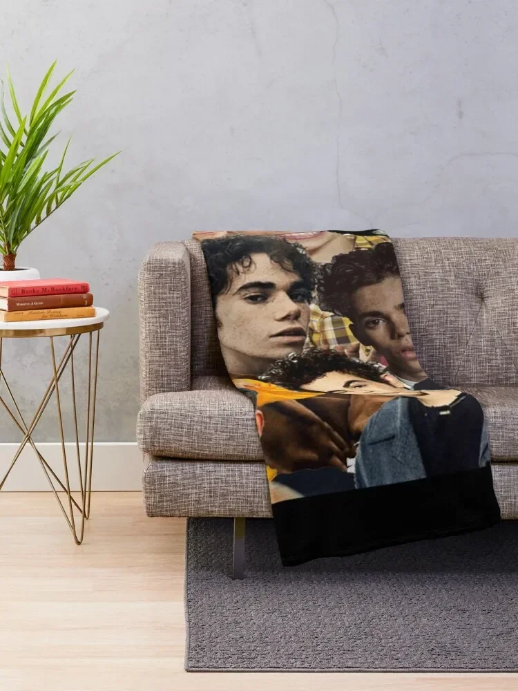 Cameron boyce collage design 2019 Throw Blanket Sofas Nap warm winter Moving Blankets