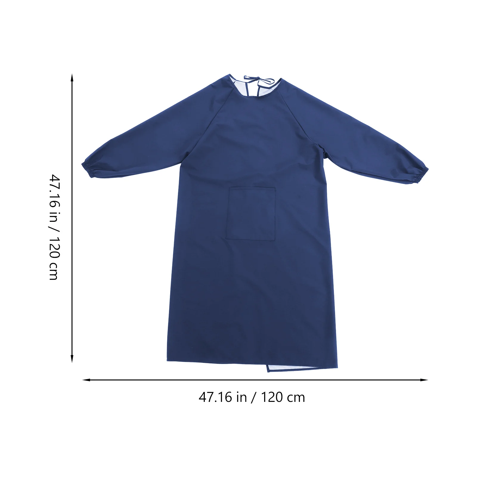 مريلة واقية مقاومة للماء ومضادة للزيوت وأكمام طويلة وجيب للمطبخ والطبخ والتنظيف والمختبر والعمل والبستنة والشواء للرجال #6