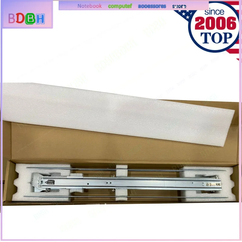 2U Static Rails For Dell R510 R520 R530 R540 R720 R730 R740 R820R6525R7525