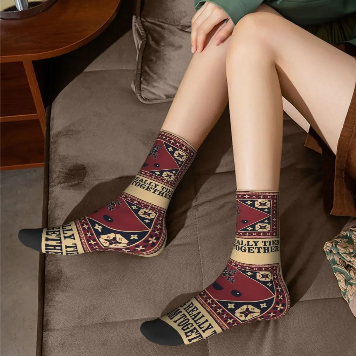 The Big Lebowski - Rug - That Rug Really Tied The Room Together Socks Harajuku Super Soft Stockings All Season Long Socks