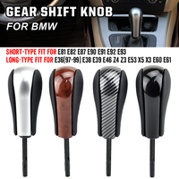 Automatic Car Gear Shift Knob For BMW E39 E46 E53 E60 E61 E63 E64 E81 E82 E87 E90 E91 E92 E93 E83 ABS Carbon fiber Car Styling