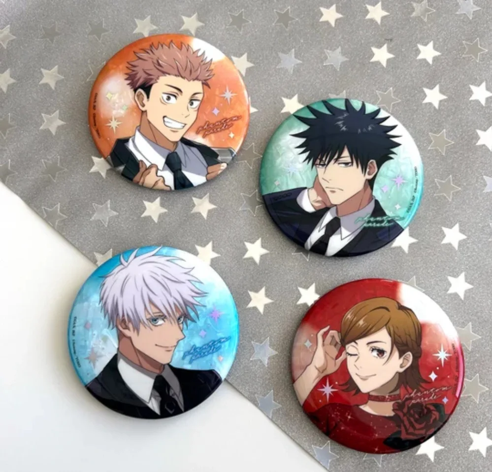 Jujutsu Kaisen Phantom Parade 2nd Anniversary Badge Anime Keychain Yuji Itadori Suit Cosplay Itabag Collection