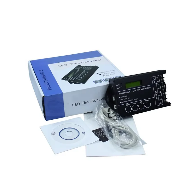 TC420 TC421 Wifi Led 5Channels Multi-function RGBW/RGB/Dual color/Single color Time Programable Controller 12V/24V110/220V