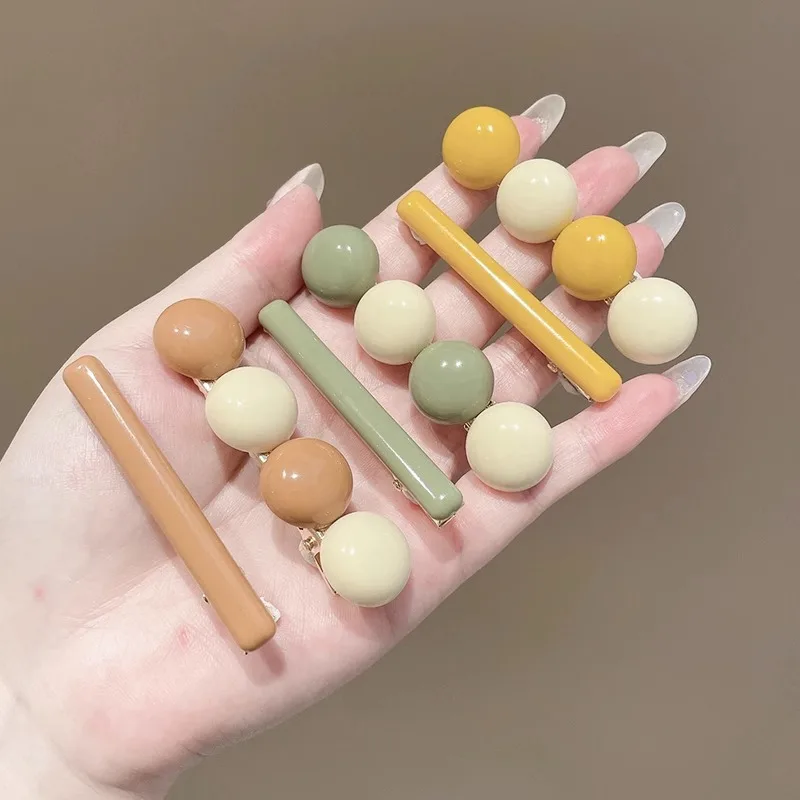 

Kawaii Snap Clips 2 шт. Dopamine Style Duckbill Design без повреждений аксессуары для волос для подростков