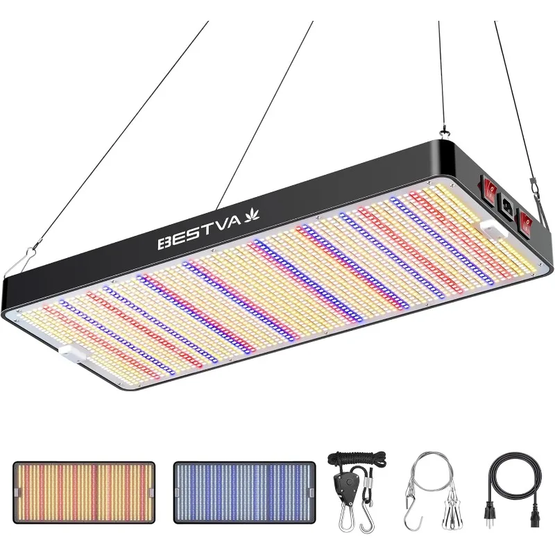 BESTVA 2024 Newest Upgrade DC4000 Led Grow Light with High Yield Diodes Full Spectrum LED Grow Lights