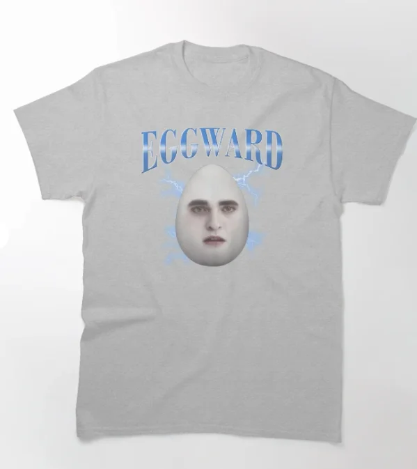 ميمي الشفق Eggward متعة تي شيرت إدوارد كولين روح الدعابة تي شيرت الرجال والنساء عادية القطن قصير الأكمام تي شيرت