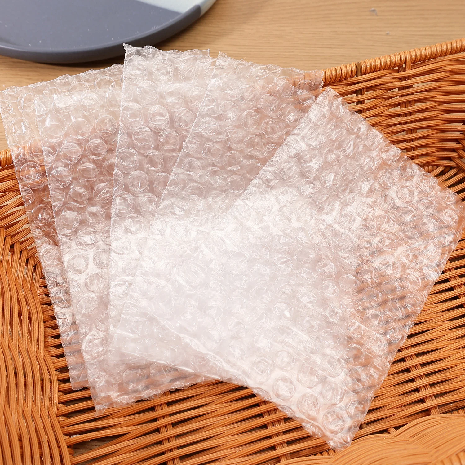 20/60/100PCS 버블 쿠션 랩 가방 대량 투명 이중 벽 버블 랩 파우치 충격 방지 투명 배송 포장 가방