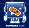 skeleton blue