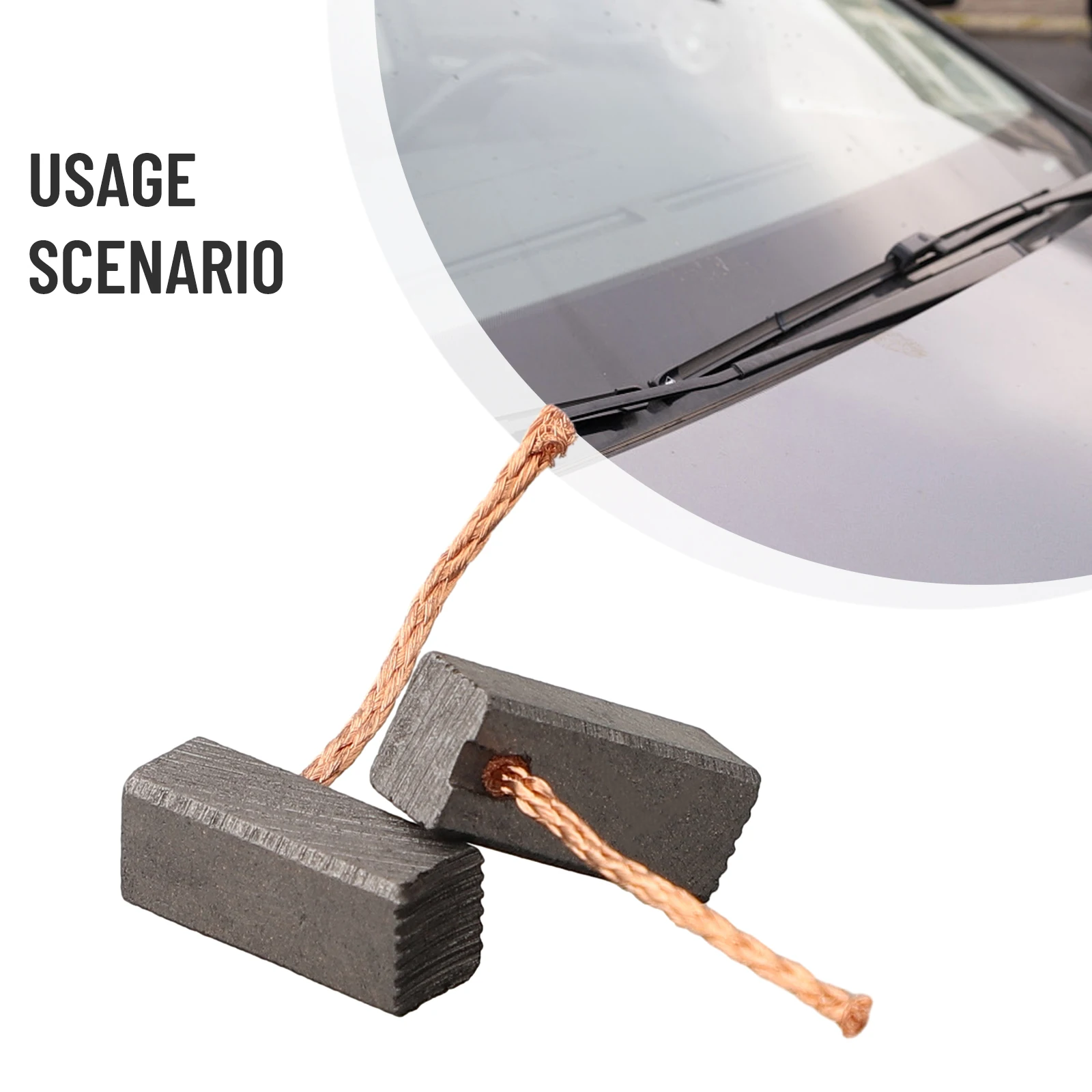 1 ペアモーターカーボンブラシキット 7 × 8 × 19 ミリメートル一般的な電気モーター動力伝達交換アクセサリー