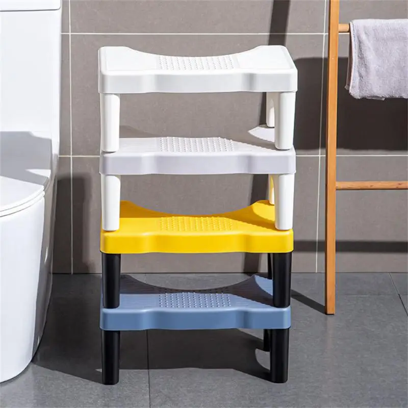 Badkamer Squatty Potty Wc Kruk Anti-Slip Wc Voet Stand Kruk Voor Kinderen Zwangere Vrouw Bril Wc Foot Kruk Voor Oud