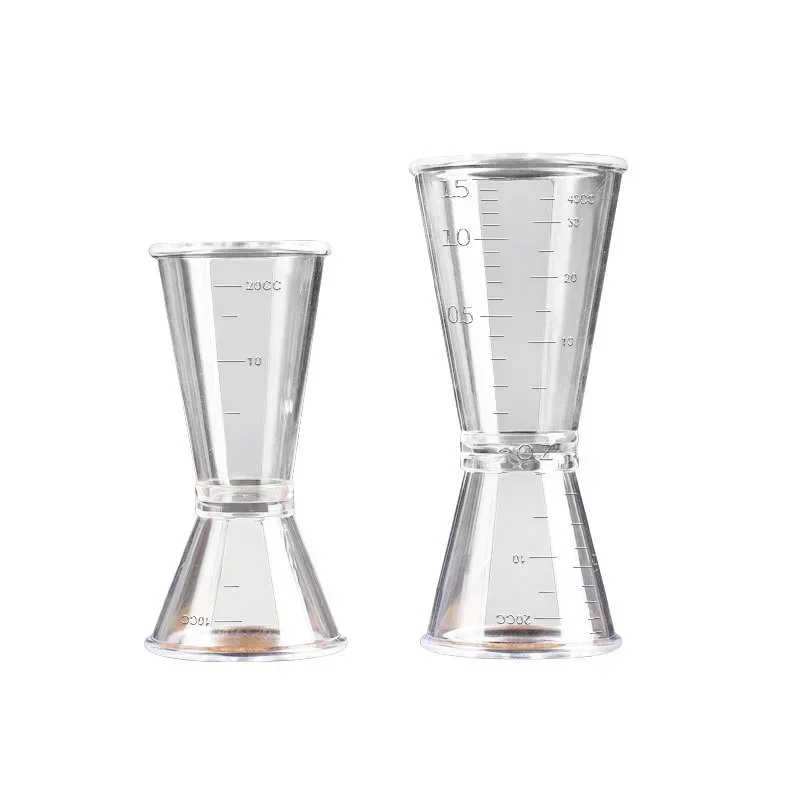 10/20ml or 20/40ml cocktail shaker measuring cup kitchen bar tool scale beverage alcohol gadget
