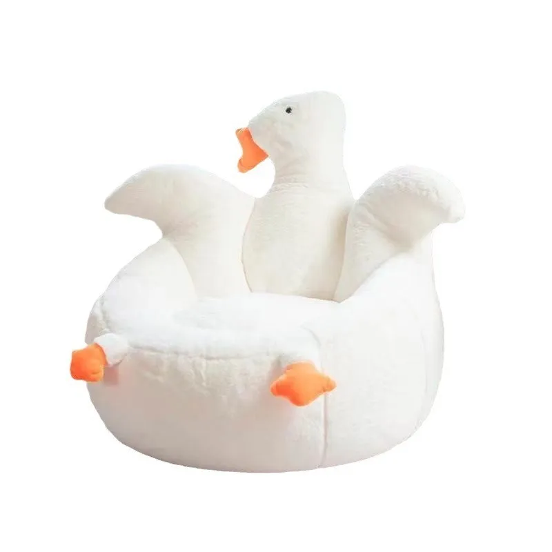 Wuli Baby Baby Sofa Cartoon Swan Leisure Sofa Tatami Balcony Bedroom Reclining Single Casual Bean Bag Lazy Sofa Children\'s Sofa