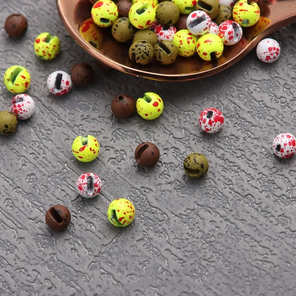 20Pcs/lot 7Colors 2.5mm/3.0mm/3.5mm/4.0mm Fishing Nice-Designed  Alloy Fly Tying Material  Beads Slotted Bead