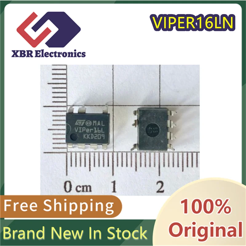 

(5/50 pieces) VIPER16L VIPER16LN VIPER16 Switching Power Supply Chip DIP-7 Brand New Original Genuine Product Free Shipping