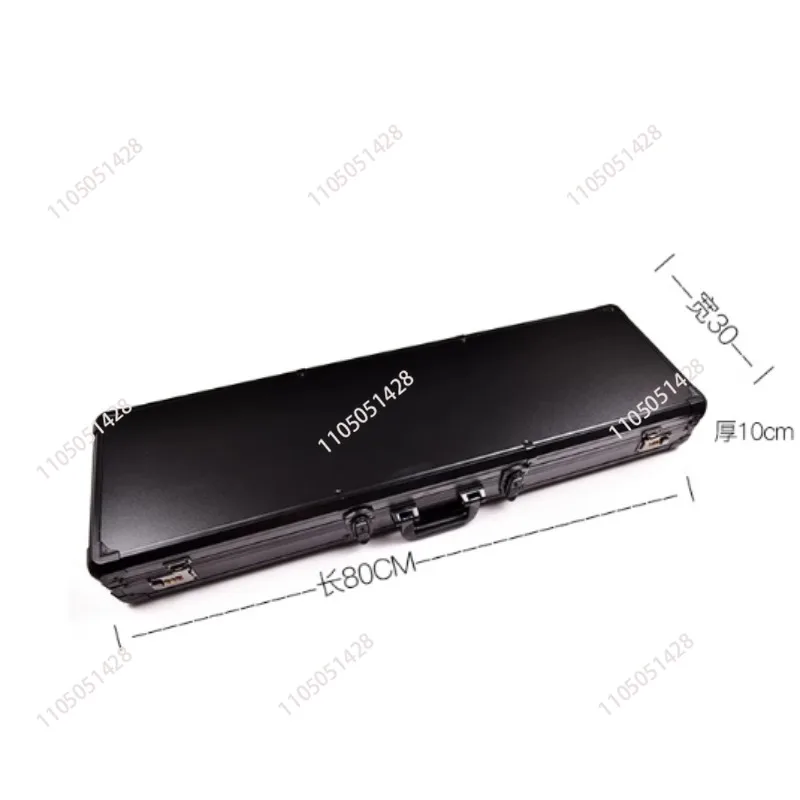 

Extra Long Aluminum Alloy Tool Box Suitcase Instrument Case Fish Pole Case Equipment Safety Box Storage Box with Sponge
