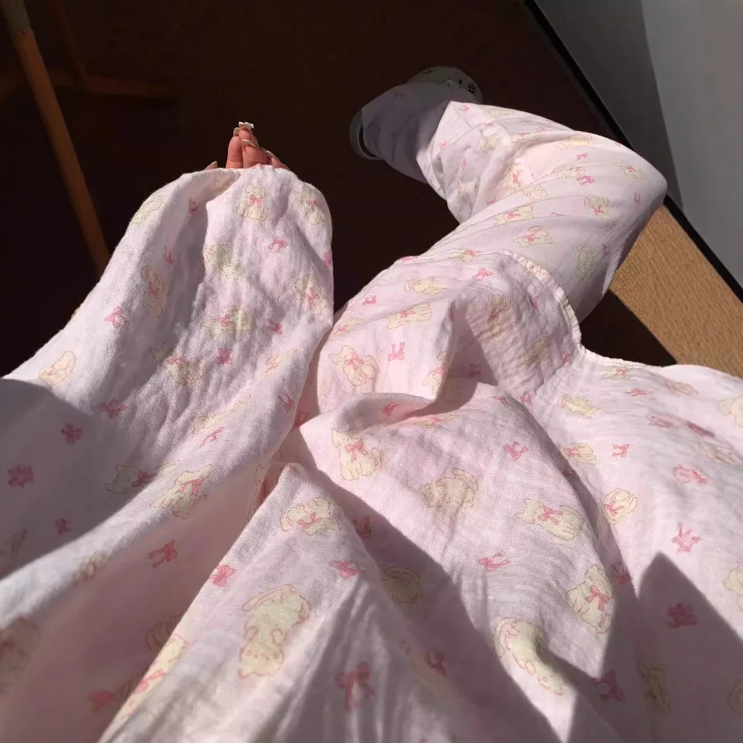 Pjs 세트 여성용 잠옷 세트 프린트 잠옷 여성용 따뜻한 겨울 잠옷 세련된 홈웨어 잠옷 귀엽고 부드러운 잠옷 세트