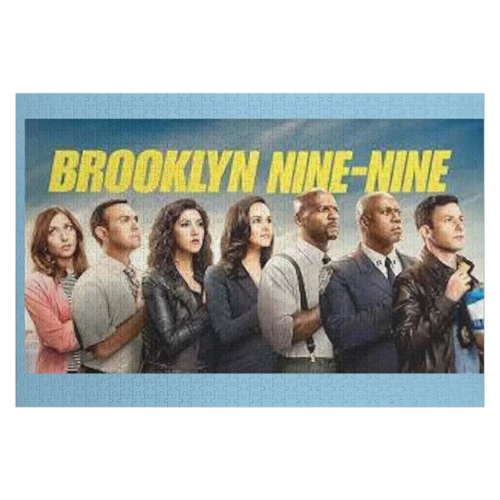 

Brooklyn 99 Cast Picture Jigsaw Puzzle Woods For Adults Personalised Jigsaw Puzzle