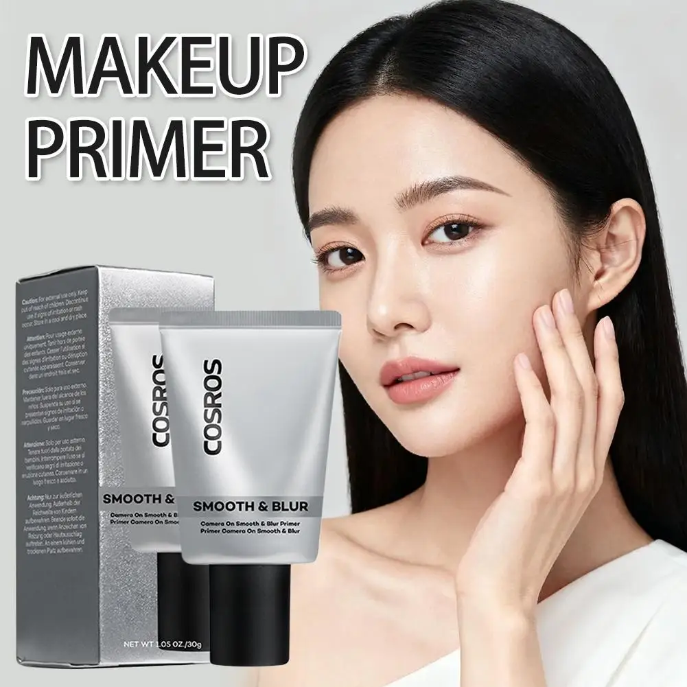 Prebase de Maquillaje Suave y Blur de 30g, Minimiza Poros y Controla la Grasa, Base Facial de Larga Duración, Ligera e Hidratante para Todo Tipo de Piel