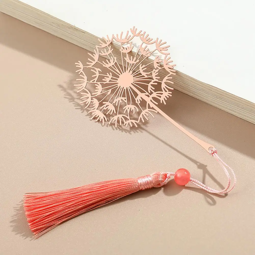 Инструмент для чтения, металлический лист, искусственная металлическая листья, маркер, классическое растение, вены, закладки с кисточкой, дизайн для учителей