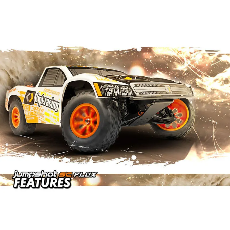 HPI Jumpshot SC Flux remote control electric brushless 1/10 two-wheel drive short truck off-road vehicle