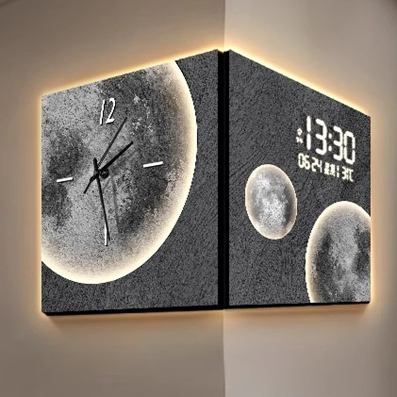 Led Digital Wall Clocks Modern Creativity Decor Wall Clocks Stylish Home Accessories Clock Gaming Room Decoration Clock Interior