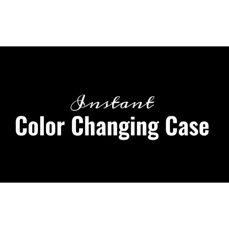 Blue Card Box to Red Instant Color Changing Case Card Magic Tricks Close up Magic Magia Magie Magicians Prop Gimmick Illusion