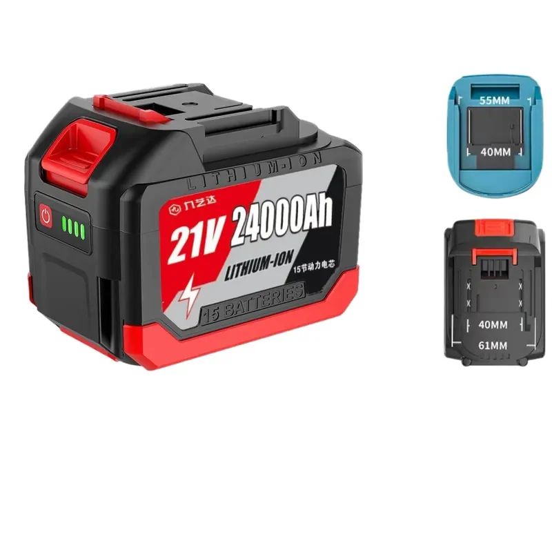 18V-21V 13000-50000mAh Battery for Makita Power Tools Wrench Grinder Drill Saw Washer Trimmer Hammer Durable Rechargeable