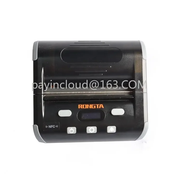 RPP04 104mm Mini Wireless Bluetooth Thermal Label Printer 4 inch Mobile Barcode Sticker Printer