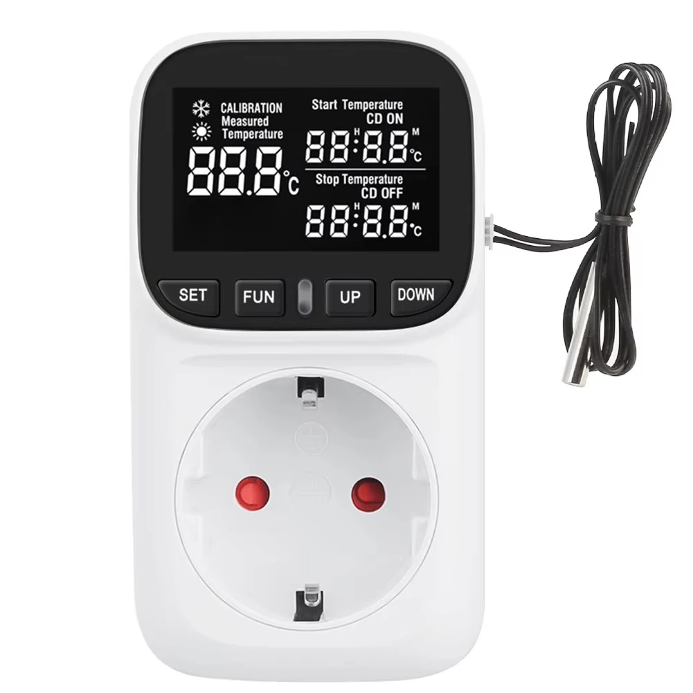 Best Seller New Digital Timer Socket Temperature Controller Thermometer
