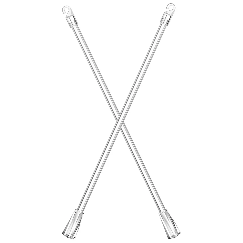 

2 Pcs Shutters Venetian Blind Rotor Curtain Opener Stick Pull Wand with Hook Blinds Drapery Rod Rods