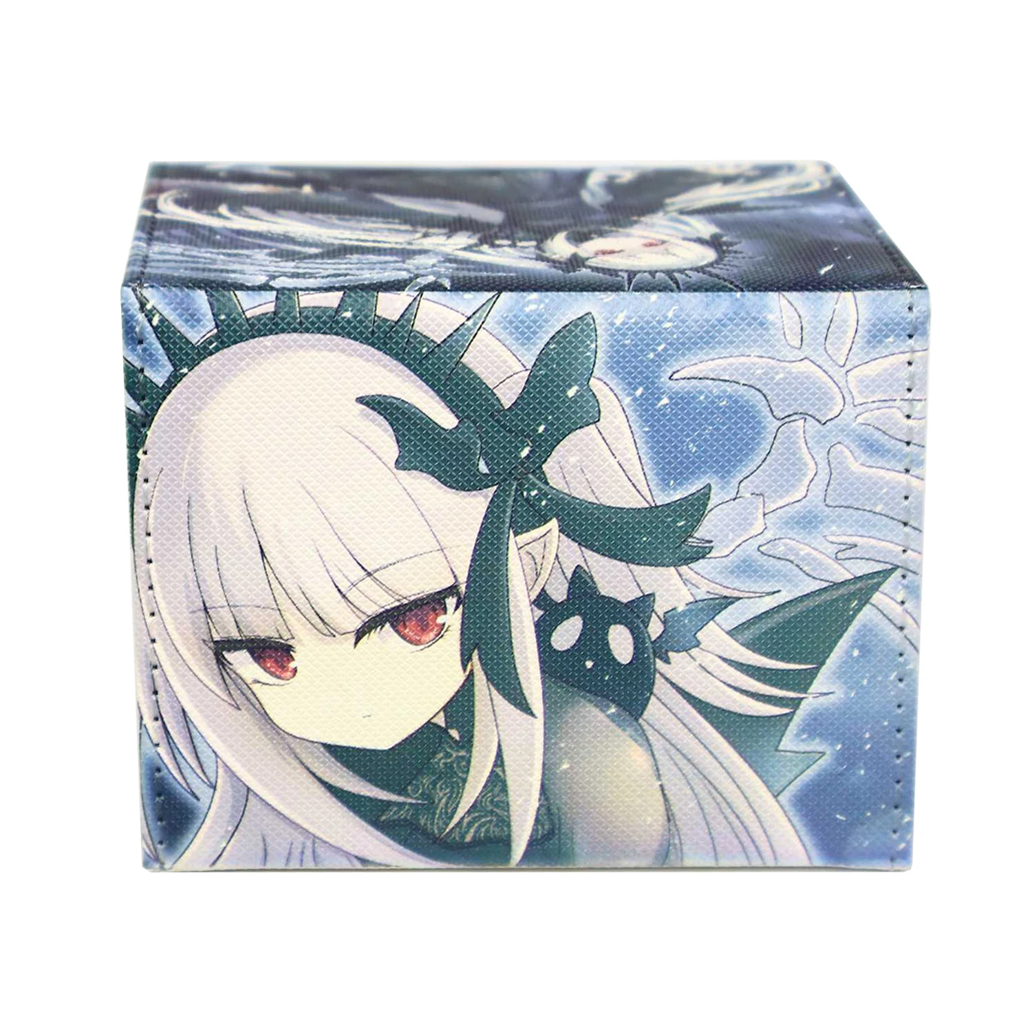 

Сделай сам Ю-Ги-О! A Bao A Qu The Lightless Shadow Коробка для хранения карт Ygo Кожаная защитная коробка для коллекции карт Аниме Подарочные игрушки для карт