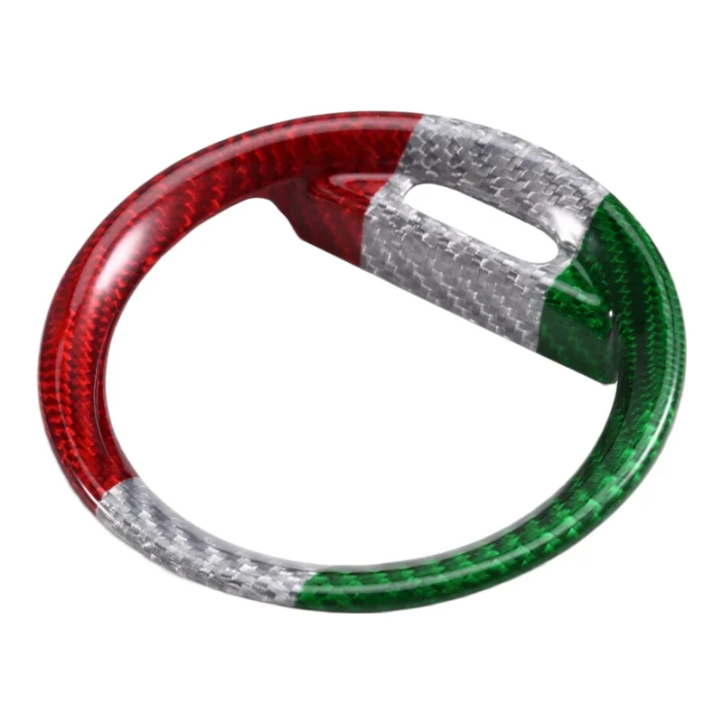 

AB56-For Fiat 500 Abarth Air Vent Decorative Frame Carbon Fiber For Fiat 500 Car Accessories