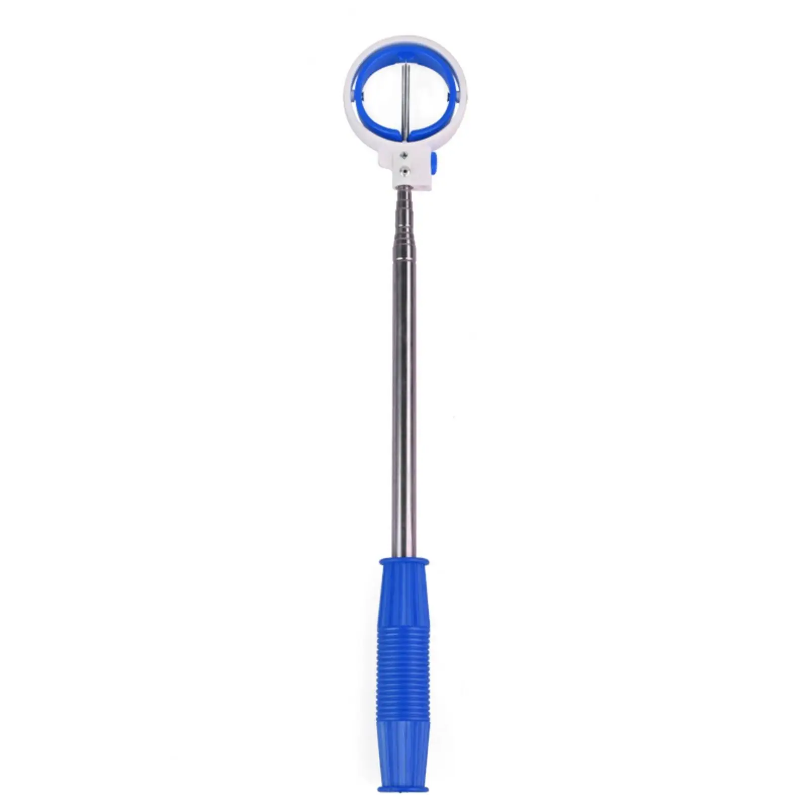 Golf Ball Pickup Retriever with Spring Loaded Head and Comfortable Ribbed Handle for Range Training Sessions