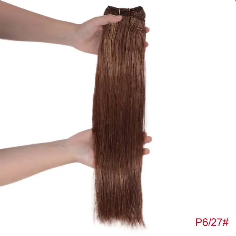 Slanke Braziliaanse Straight P4/27 P6/27 Bruin P4/30 P1B/30 Menselijk Haar Weave Bundels 100% Natuurlijke Rmy Haarverlenging 10 Tot 26 Inch