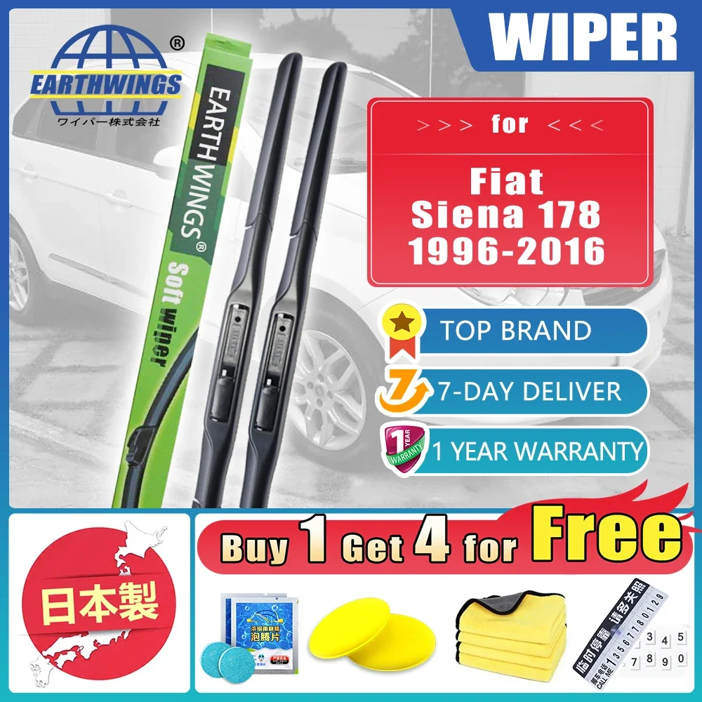 

For Fiat Siena 178 1996 1997 1998 1999 2000~2016 Car Front Wiper Blades Washer Cleaning Windscreen Windshield Car Accessories