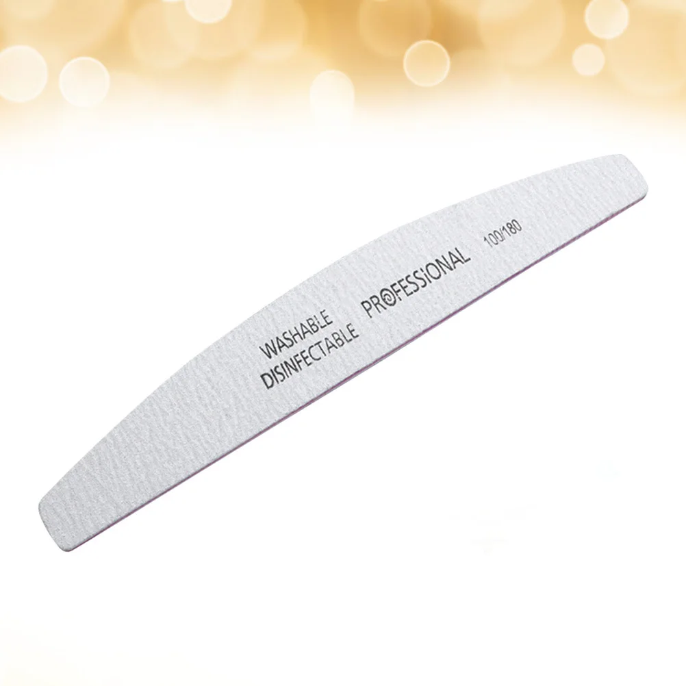 Nagelfeilen, doppelseitige Schmirgelbretter für natürliche künstliche Nägel, Maniküre, Puffer, Glanz, Nagellackentfernung, glattes Finish-Werkzeug